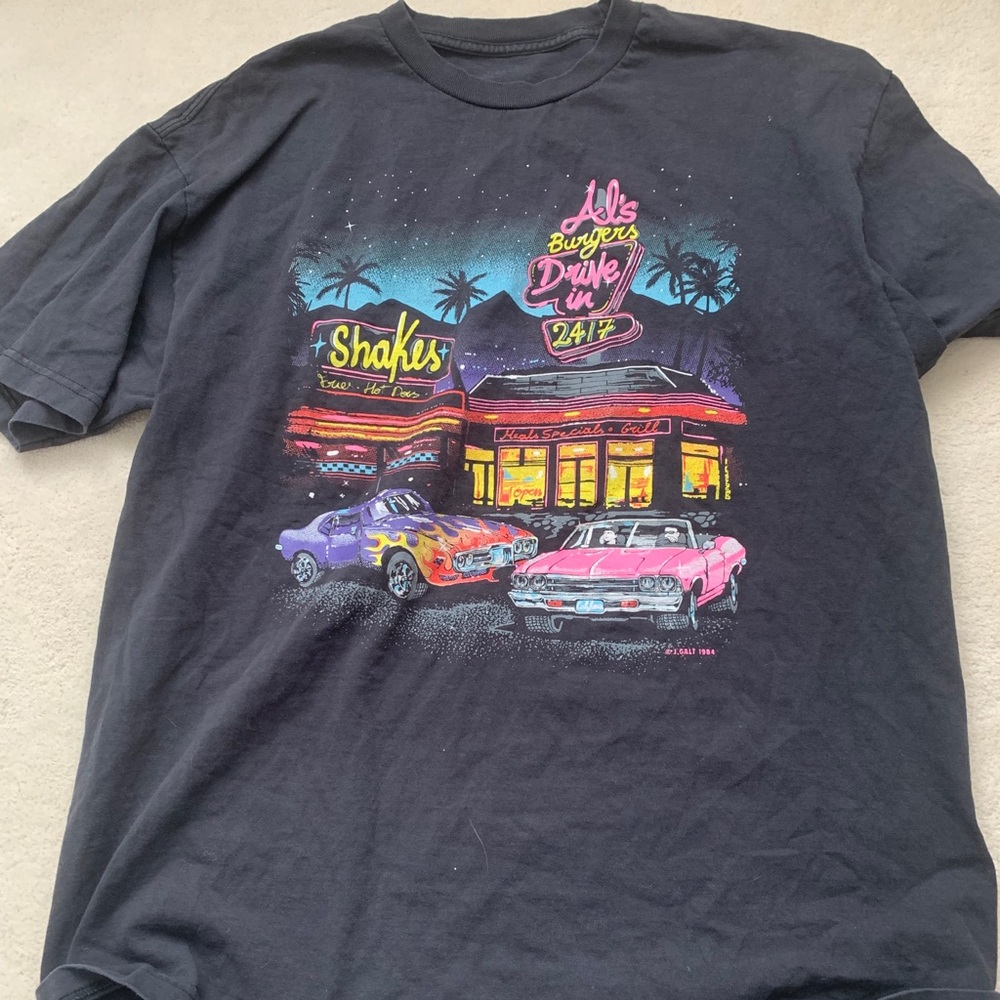 oversized retro brandy tshirt